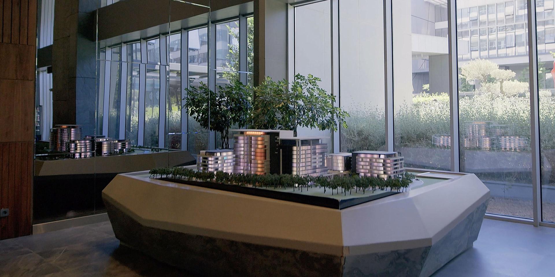 Developer under construction project