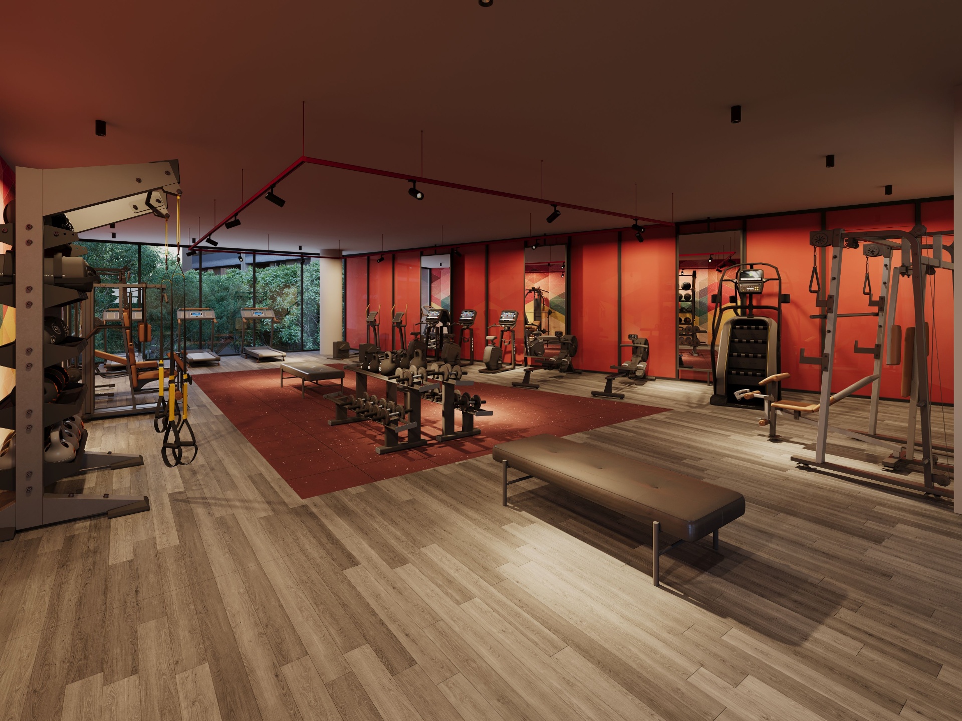 Rameshwar City gymnasium — artist's impression